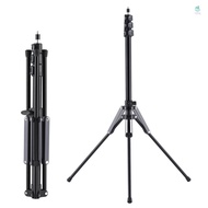 189cm/74.4in Adjustable Tripod Stand Video Light Stand Aluminum Alloy Material 3-section Adjustable 
