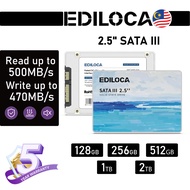 EDILOCA ES580E 2.5’’ SATA III SSD 6Gb/s (240GB/256GB/480GB/512GB/1TB)  Internal SSD Up to 560MB/s Co
