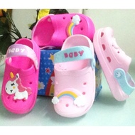 SANDAL BABY UNICORN PONY CARTOON CROCS BABY