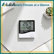 L&A   HTC-1 Digital LCD Thermometer Hygrometer Temperature Humidity Meter with Clo for Indoor Outdoo