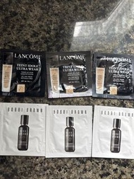 Lancome / Bobbi Brown foundation 粉底/粉底液小樣 x6pcs