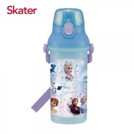 (日貨)Skater x迪士尼Disney 銀離子直飲水壺/隨身瓶/冷水壺/水壺(480ml)-冰雪奇緣Magic