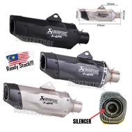 Akrapovic Exhaust Universal 51mm Motorcycle  Muffler with DB Killer 370MM R8