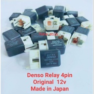 Genuine DENSO Lamp Relay Aircond Relay Power Relay 056700-9160/056700-7250 (4pin) 12V  100% Original