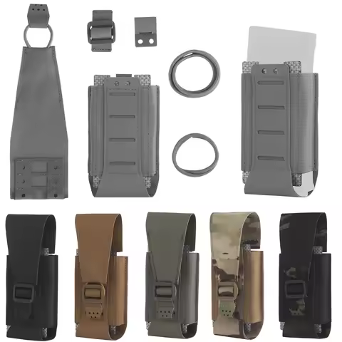 WG Modular Multi-Function Single Mag Pouch Molle Rifle 5.56 Magazine Holster SMG MP5 MPX MCX UMP45 M