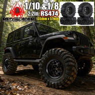 RED SPDIER  Soft Sticky 2.2 Tires  & 2.2 Beadlock Wheels   for RC Mud Crawler Trail Gen7 Gen8 Capra 