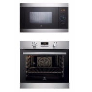 Electrolux 74L Built in Oven EOB3400BOX w built in microwave EMS2540X Bundle (2yrs warranty)