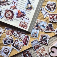 26pcs/pack ADVENTURE VINTAGE STICKER SET Vintage Sticker/ Vintage brown sticker/ retro sticker/ Vint