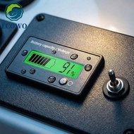 AQUAGEM Battery Capacity Indicator, Voltage Meter Indicator Battery Gauge, Plastic Housing Monitor L