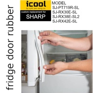 SHARP Refrigerator Fridge Door Seal Gasket Rubber Replacement part SJ-PT719R-SL SJ-RX30E-SL SJ-RX38E