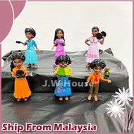 6PCS ENCANTO CAKE TOPPER CARTOON FIGURE PVC FIGURE TOYS