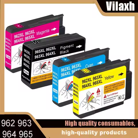 For HP 962xl 963xl 964xl 965xl Ink Cartridges for HP 9015E 9018E 9010E 9010 9012 9015 9020 9018 9025