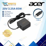 65W Acer Type C Laptop Charger 20V 3.25A for Travelmate P216 P216-51 TMP216 TMP216-51