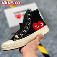 Spot goods Converse 70s Alto X Cdg Black White Original Shoes KA0A