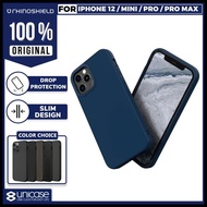 Case Iphone 12 Pro Max 12 Mini Rhinoshield Solidsuit Shockproof Casing -12 Pro Max, Navy Blue