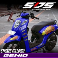 Genio Full Body Decal Sticker, Latest Cool Design Full Body Decal Sticker, Lightning McQueen Motif