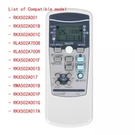 Mitsubishi Aircon Remote Control RKX502A001 RKX502A001 RKX502A001B RKX502A001C RKX502A001P RKX502A001G RKX502A017A