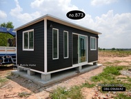 ห้องสำเร็จรูป ผนังกันความร้อน (isowall) แต่งไม้ฝาเฌอร่า (no.873)