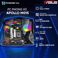 PC PV Gaming Apollo M015 (AMD Ryzen 5 7500F/ GeForce RTX 3060/ 1 x 16GB/ 1TB SSD/ Free DOS)