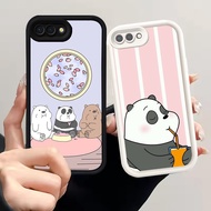 Case for OPPO A3S A5 A83 A39 A37 F5 A12E A1K Realme C2 C2s Silicone Case H-48 Bear
