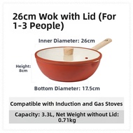 CAROTE | Non-stick Mica Flat Bottom Wok