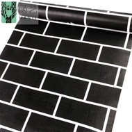 Black Brick Wallpaper 8m to/d 9m x 45cm