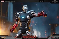 🔥 中動 玩具 ZD Toys 1/10 Ironman Iron Man 鋼鐵俠 HEAT ROD War Machine Mark22 MK22 可動成品