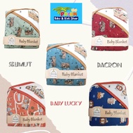 baby lucky selimut topi/baby blangket 7300001