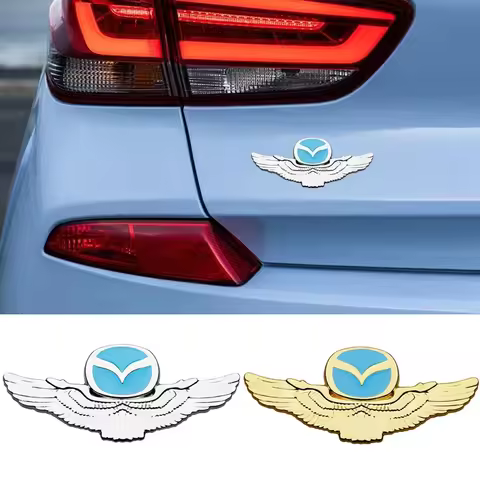 Car Front Head Cover Sticker Ornament Emblem Badge for Mazda Atenza CX3 RX7 626 CX9 Spoiler MX5 CX5 