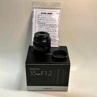 （極新少用-免運）義文公司貨 福倫達Voigtlander 35mm F1.2 X-mont 富士用