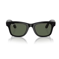 yunwen339-Ray·Ban Meta 0RW4006 Sunglasses - Wayfarer 601/71 - Black 50-22-150（Medium）