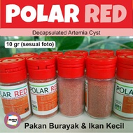 Guppy Molly Tetra Artemia Instant Polar Red 10gr