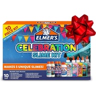 Elmer's Celebration Slime Kit, Complete Slime Supplies with Assorted Magical Liquid Slime SK24