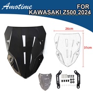 Kawasaki For Z500 Z 500 2024 Enlarged Front Windshield Fairing