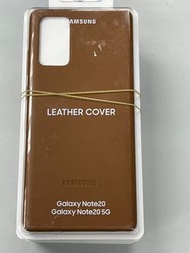 Note20 全新原裝三星真皮套 Samsung Galaxy Note20 Leather Cover Case 手機套 手機殼  所有款式 顏色 請看圖片 由於存放已久 包裝可能有損毀