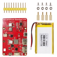 樹莓派 UPS 鋰電池擴充板 (V3P) | USB 雙輸出電源供應模組