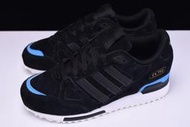 桃子代購～潮品Adidas originals ZX750 黑色 翻毛皮 男女款 休閒 運動 G96525