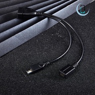 [AT] 1Pcs Usb One cent two Port Adapter OTG Cable For Mobile Tablet External Power Supply TH