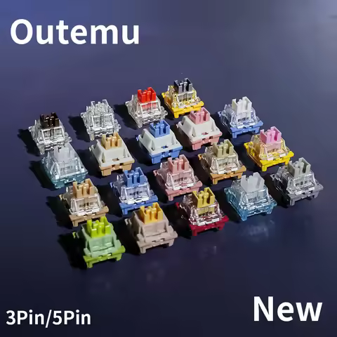 Outemu Switches Mechanical Keyboard Switch 3Pin Silent Clicky Linear Tactile Similar Holy Panda Swit