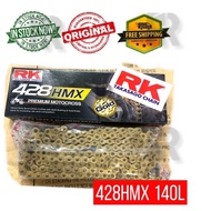 Y15, VF3I [RK]Heavy Duty 428 HMX Premium MotorCross 140L TAKASAGO CHAIN GOLD GR328HMX