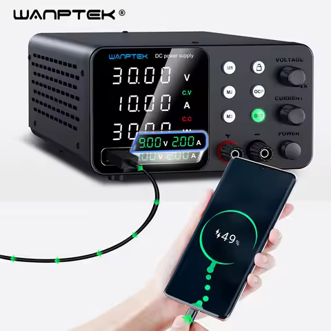 Wanptek Adjustable DC power supply 30V 5A 10A 60V 5A 120V 3A 160V 2A Lab Bench Power Source Stabiliz