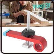 YUEJI T Track Clamp, Aluminum Alloy Adjustable T Track Clamps Kit, Accessories T Slots Red T Track H