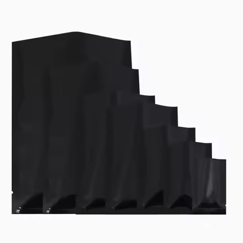 Promotional Logo Black Aluminum Foil Pouch Shampoo Lotion Sample Sachet Custom Printed Mylar Bags