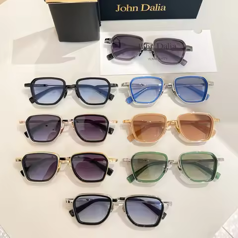 Top High Quality Sunglasses Men For JOHN DALIA JD ANDRE Classic Women Luxury Brand Designer Fashion 