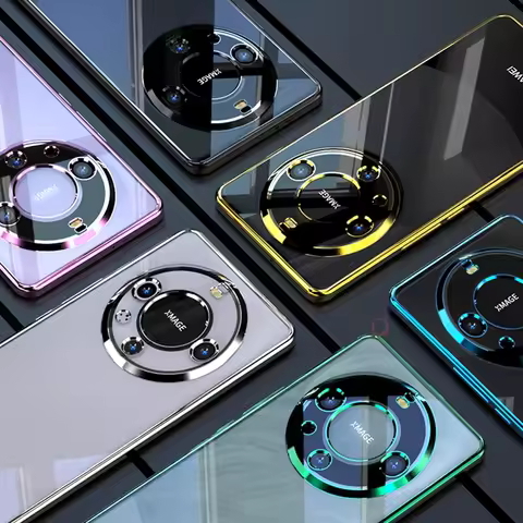 Magic6 Magic5 Lite Luxury Plating Clear Case For Huawei Honor Magic 6 5 Lite 5g Soft Silicone Transp