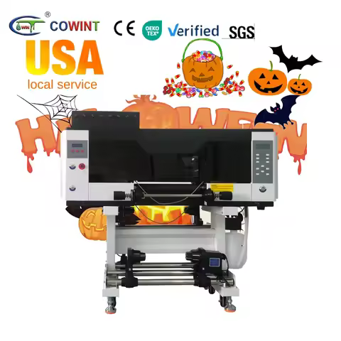 A3 UV DTF Printer 30 cm Imprimante Film F1080 Heads All in One Roll to Roll UV DTF Printer Printing 
