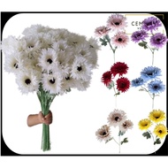 1 & 3 Head Gerbera Daisy Flower Home Office Wedding Decoration | Wedding Decoration Flowers Home Dec