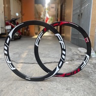 Carbon Spokeless Bicycle Rim FF 28 Tubular Disc Brake Holes