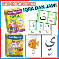 Kad Imbas Bijak IQRA Kad Imbas JAWI /Kad Early Learning Flash Card for Children kids
