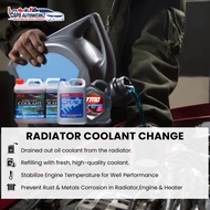 Car Services - Coolant Change | TCL Premium Radiator Antifreeze / Honda/ Toyota Coolant change
